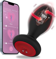10 modes, contrôle par application USB, plug anal rotatif vibrant, vibrateur, masseur de prostate, jouets sexuels