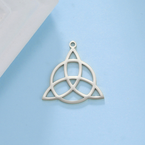 Myshape Knot triquetra Mặt dây chuyền Tôn Giáo may mắn amulet Irish Celtics thép không gỉ quyến rũ cho tự làm đồ trang sức 2025 làm - Product Image 5