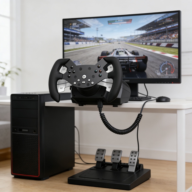 Hot Sale Precise Sim Racing Wheel Excellent Control for Realistic Racing Simulation