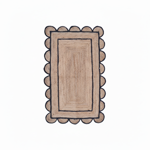 พรมปูพื้นวัสดุปอกระเจาสำหรับตกแต่งประตูพรมปูพื้นทำมือดูสง่างาม - Product Image 1