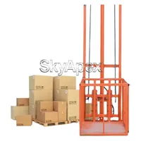 Plateforme élévatrice électrique hydraulique personnalisable pour marchandises, usage domestique, entrepôt, usine, type rail