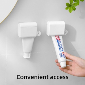 Manual <b>Toothpaste</b> Seat Holder Stand Rotate Tool Plastic <b>Toothpaste</b> <b>Squeezer</b> Facial Cleanser Hand Cream <b>Squeezer</b> - Product Image 2