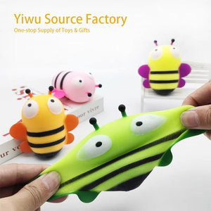 Jincan Nuevo Juguete Antiestrés de Abeja, Juguete de Ventilación con Forma de Abeja, Juguete de Peluche de Dibujos Animados Divertido con Rebote de Harina - Product Image 1