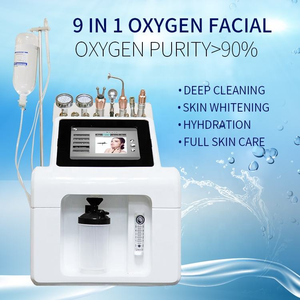 Nueva Máquina Portátil de Spa Facial 9 en 1 con Microcorriente, Construcción de Plástico para Oxígeno Jet, Dermoabrasión, Aqua Jet Peeling Profundo - Product Image 2