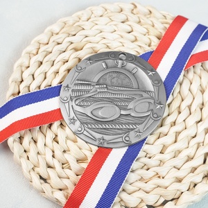 Medaglie da Nuoto con Texture <span class=keywords><strong>Vintage</strong></span>, Pressofuse in Oro, Argento e Bronzo, Progettate per Competizioni Professionali, Eventi Sportivi e Giochi - Product Image 3