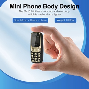 Teléfono Móvil Mini BM10 con Auricular, Doble SIM, Pantalla OLED de 0.66 Pulgadas, Modelo Pequeño, 2G GSM, Teléfono Barato Original - Product Image 2