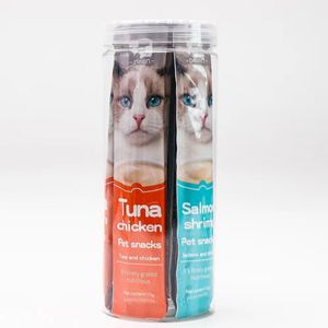 Il gatto liquido tratta le prelibatezze cremose al <span class=keywords><strong>salmone</strong></span> di pollo per leccare i gatti snack con cibo umido per gatti - Product Image 2