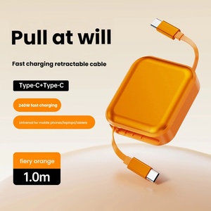 Cable Retráctil Tipo C <span class=keywords><strong>de</strong></span> 240W PD con Carga Rápida para <span class=keywords><strong>Apple</strong></span>, iPhone 15, <span class=keywords><strong>iPad</strong></span> Pro y MacBook, <span class=keywords><strong>Precio</strong></span> <span class=keywords><strong>de</strong></span> Fábrica al por Mayor - Product Image 4