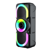 Nuevo producto RGB Lighting Wireless BT Audio Home Music Karaoke Party DJ Outdoor Subwoofer Sistema de sonido
