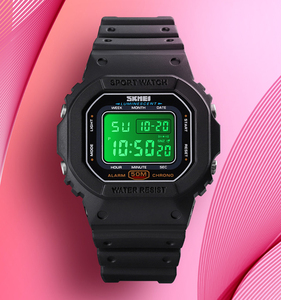 Reloj Digital Infantil Skmei 1608 con Retroiluminación LED, Resistente al Agua, Diseño de Dibujos Animados, Reloj de Pulsera Económico para Niños y Niñas - Product Image 5