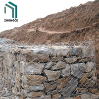 Dubai Ecuador 4x1x1 Gabion Box Anchorage para control de inundaciones Marco galvanizado Madera tratada a presión natural para sitios de construcción