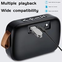 Nuevo Altavoz Inalámbrico Bluetooth 2024 para Exteriores con Radio FM Tarjeta TF Disco U Audio Creativo Portátil Mini Subwoofer de Regalo Altavoces Inalámbricos G2