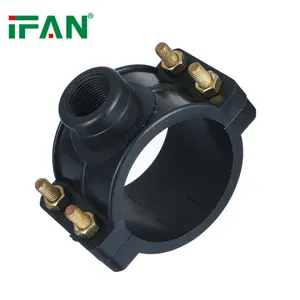 IFAN prezzo di fabbrica Pp morsetto a sella a compressione 63Mm tubo di irrigazione raccordi in Hdpe per elettrofusione