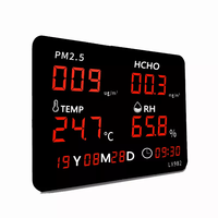 Nouveau produit de vente en gros thermomètre numérique humidité grand affichage LED opération facile pour l'air intérieur santé confort sécurité