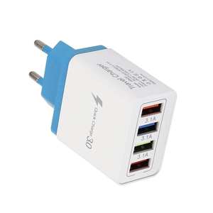 <span class=keywords><strong>Chargeur</strong></span> de Téléphone personnalisé 4USB Couleur Téléphone Portable Portable Voyage 3A <span class=keywords><strong>Chargeur</strong></span> Bouchons - Product Image 6