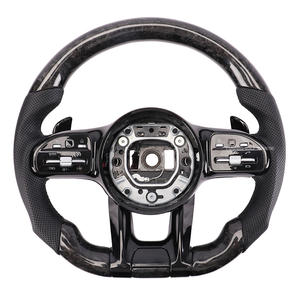 Volant en fibre de carbone forgé pour Mercedes Benz Amg Classe E W212 W213 Cla C117 250 <span class=keywords><strong>200</strong></span> C118 <span class=keywords><strong>Clk</strong></span> <span class=keywords><strong>W209</strong></span> Classe A W177 A200 - Product Image 4