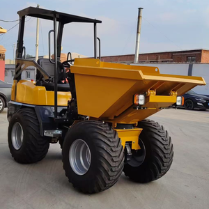 Mini-dumper autochargeur de chantier de 1,5 tonne, 4x4, diesel, hydraulique, avec benne rotative à 180 degrés - Product Image 5