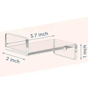 Custom Clear Acrylic <b>Floating</b> Shelf for Display Racks for Collectors Direct from Factory - Product Image 3