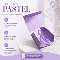 Boîte cadeau en papier magnétique pliable personnalisée avec gaufrage, impression UV, finition mate, impression de logo