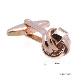 Camisa de esmoquin con nudo de amor <span class=keywords><strong>para</strong></span> hombre, <span class=keywords><strong>gemelos</strong></span> de lujo de oro rosa, joyería Unisex, <span class=keywords><strong>gemelos</strong></span> de regalo <span class=keywords><strong>para</strong></span> <span class=keywords><strong>novio</strong></span>, venta al por mayor - Product Image 3