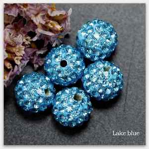 20mm colorido brillo redondo Rheistone <span class=keywords><strong>Shambala</strong></span> arcilla polimérica cristal diamante cuentas DIY accesorios hacer decoración de fiesta - Product Image 3