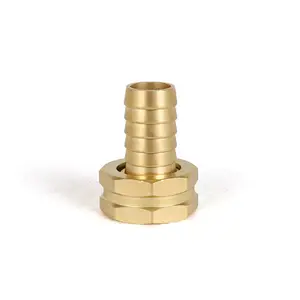 Garden 5/8 Brass Hydraulic Coupling Pipe Fitting Hose Connector