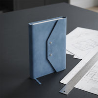 Carnet promotionnel personnalisable en cuir PU rigide A5/A4/vert personnalisé/couleur personnalisée, 100 feuilles offertes