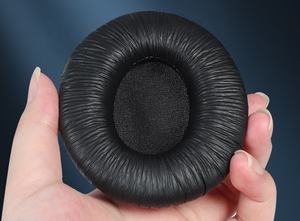 Almohadillas de cuero de piel de rana para <span class=keywords><strong>Sennheiser</strong></span> HD 205 <span class=keywords><strong>PC</strong></span> 330 <span class=keywords><strong>PC</strong></span> 333D orejera con espuma viscoelástica de alta densidad - Product Image 2