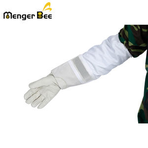 Guantes de Apicultor Profesionales Transpirables Menger Bee (Puño Elástico Blanco) para Seguridad y Comodidad en la Colmena - Product Image 5