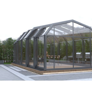 Venta Directa de Fábrica: Cubierta de <span class=keywords><strong>Piscina</strong></span> Moderna <span class=keywords><strong>con</strong></span> Domo de Vidrio Laminado de Seguridad, para Uso Residencial, Hoteles y Exteriores - Product Image 6