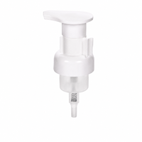 Pompe à mousse blanche à clipser 30/410 en plastique PP, distributeur de mousse OEM pour nettoyant visage, lavage des mains, emballage cosmétique, vente en gros
