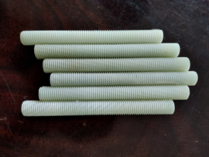 Insulation <strong>Epoxy</strong> <strong>Fiberglass</strong> Reinforced Plastic GRP Threaded Rod Screw Bolt Nut <strong>Washer</strong> - Product Image 3