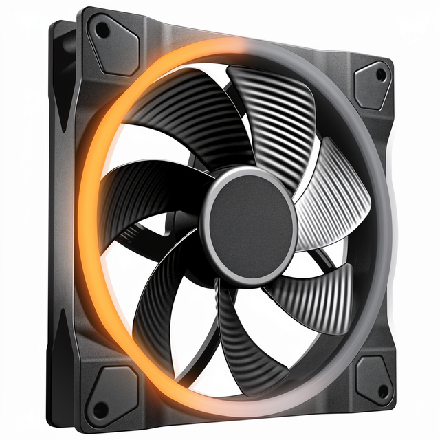 258  Light Wings 140mm PWM Reverse Black Fan Silence-Optimized High Airflow 145CFM 1600 RPM Side/Bottom Intake ARGB