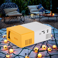 Lage MOQ fabrieks prijs YG300 Android9 WiFi LED Smart LCD projector 4K klaar zakformaat draagbare mini hoge helderheid