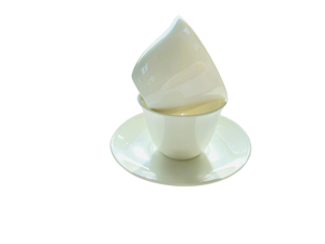 Set di <span class=keywords><strong>Tazze</strong></span> <span class=keywords><strong>da</strong></span> Tè in Ceramica Bianca Minimalista <span class=keywords><strong>da</strong></span> 70ml, Personalizzabili con Logo, Ecologiche, Regalo Aziendale, per Uso in Ufficio - Product Image 3