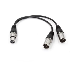 3pin <span class=keywords><strong>XLR</strong></span> femmina a doppio maschio spina Y Splitter cavo cavo del microfono - Product Image 4