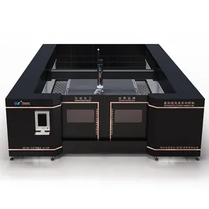 China supplier full surround high precision CNC 3 axis water jet cutter stone waterjet cutting machine for metal