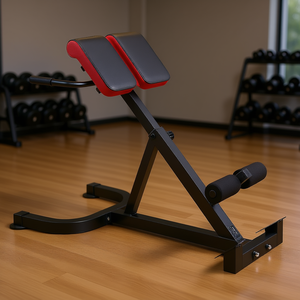 Banco de gimnasio ajustable, silla romana, banco de extensión de espalda, banco de hiperextensión, capacidad de 300 libras, estructura de acero al carbono, acolchado de PU, para gimnasio - Product Image 2