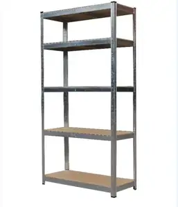 Boltless Rack 90*40*180cm kẽm khe cắm nhiệm vụ ánh sáng cho thép nhà để xe lưu trữ Kệ kim loại