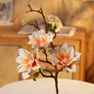 Vente en gros par le fabricant de nouvelles fleurs artificielles de <span class=keywords><strong>magnolia</strong></span> Fortune Star de style chinois pour la décoration intérieure, <span class=keywords><strong>magnolia</strong></span> de haute qualité - Product Image 5