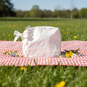 Borsa Cosmetica <span class=keywords><strong>da</strong></span> Viaggio Portatile Personalizzata con Fiocco, Ecologica, per Ragazze - Vendita Calda all'Ingrosso - Product Image 5