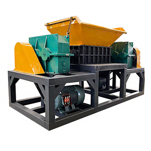 Broyeur de ferraille à double arbre homologué CE, machine industrielle de recyclage des métaux, <span class=keywords><strong>d</strong></span>échiqueteuse <span class=keywords><strong>d</strong></span>'acier haute efficacité, équipement de <span class=keywords><strong>d</strong></span>échiquetage de voitures usagées - Product Image 1