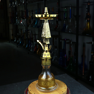 Factory Direct Sale Egyptian Hookah Set Hot Sale Zinc-alloy Shisha Customizable <strong>Hubbly</strong> <strong>Bubbly</strong> Wholesale Narguile Water <strong>Pipe</strong> - Product Image 1