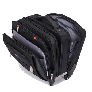 Valise à roulettes Oxford tendance de 18 pouces pour entreprise de voyage, roulettes universelles, sac de voyage multifonctionnel, fermeture éclair pour affaires - Product Image 4