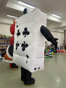 Vestito gonfiabile del Costume del fumetto della regina <span class=keywords><strong>delle</strong></span> carte da gioco gonfiabili per le avventure di <span class=keywords><strong>Alice</strong></span> nella prestazione del <span class=keywords><strong>paese</strong></span> <span class=keywords><strong>delle</strong></span> <span class=keywords><strong>meraviglie</strong></span> - Product Image 5