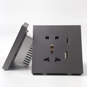 Enchufes e Interruptores Inteligentes Tianlai Electrical Ware, Interruptor Inteligente Zigbee de 1 Canal y 2 Vías - Product Image 1
