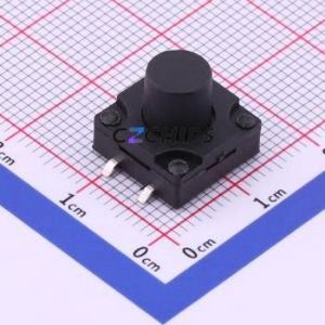 TS-FS1212T-C-O Tactile Switch SMD-4P,12x12mm Switch Single Pole Single Throw Round Button 2.6N Vertical Mount - Product Image 1