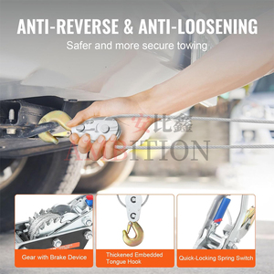 เครื่องดึงสายเคเบิลแบบมือหมุนเกรดอุตสาหกรรม พร้อมด้ามจับหนาพิเศษ  พร้อมเบรกมือ  รองรับการปรับแต่งตามความต้องการ  รองรับ OEM ODM  ด้ามจับพ<span class=keywords><strong>ลา</strong></span>สติก - Product Image 4