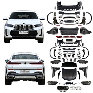 Kit de Carrocería de Ajuste Perfecto para <span class=keywords><strong>BMW</strong></span> Serie <span class=keywords><strong>X6</strong></span> F16 <span class=keywords><strong>2015</strong></span> 2016 2017 2018 2019, Actualización al Estilo G06 LCI <span class=keywords><strong>X6</strong></span> M-Tech 2023 2024 2025 - Product Image 1
