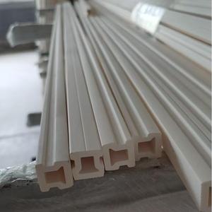 99.5% tubo quadrato dell'allumina di al2 o3 tubo rettangolare dentato dell'elettrodo ceramico dell'ossido di alluminio per il trattamento della Corona - Product Image 6